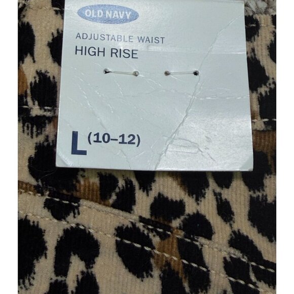Old Navy Girls Leopard Corduroy Mini Skirt High Rise L (10–12) NWT - Picture 3 of 11